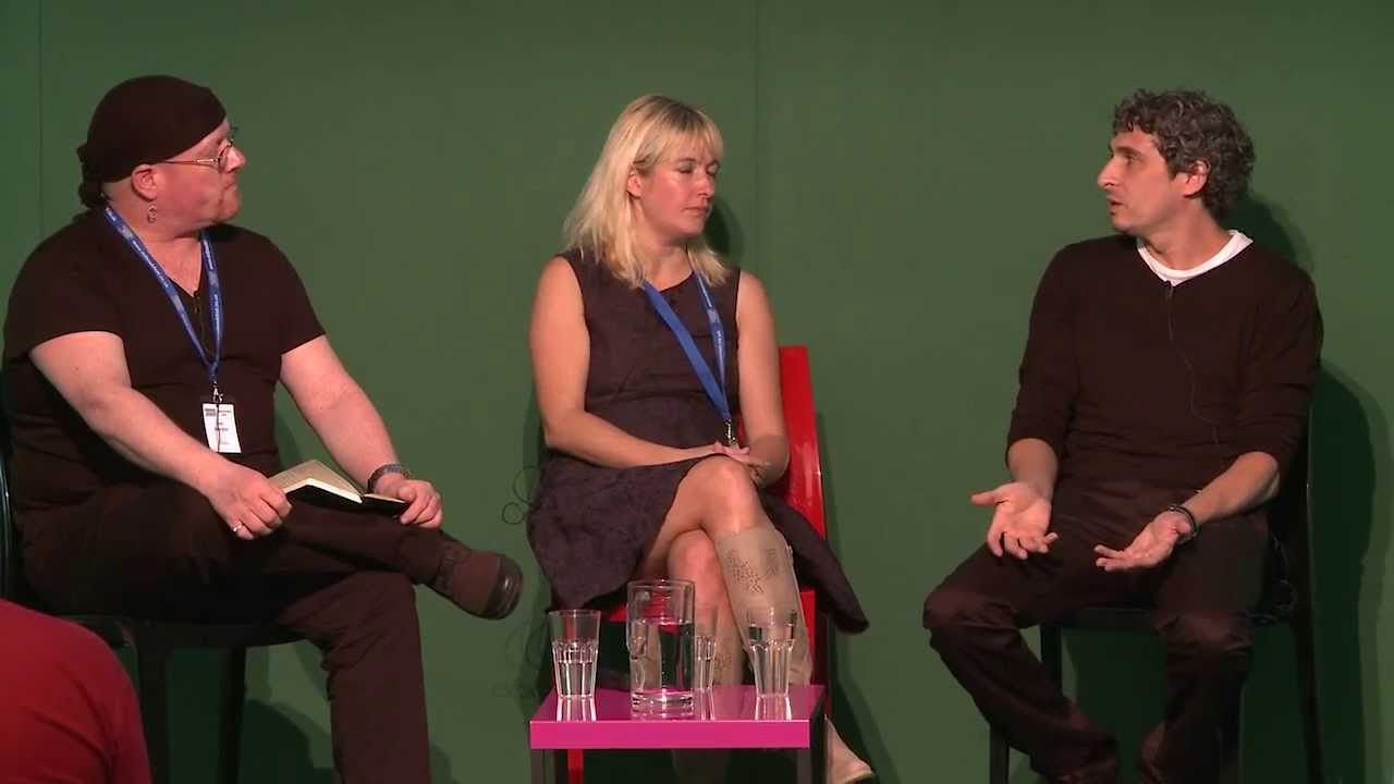 Lauren Beukes & Inaki Miranda at the Edinburgh International Book Festival