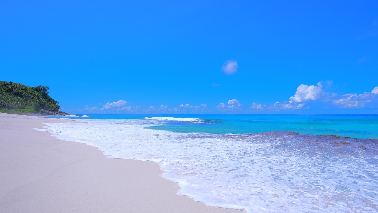 🏝 Seychelles Beach and Ocean Water . Ocean 4K Ultra HD