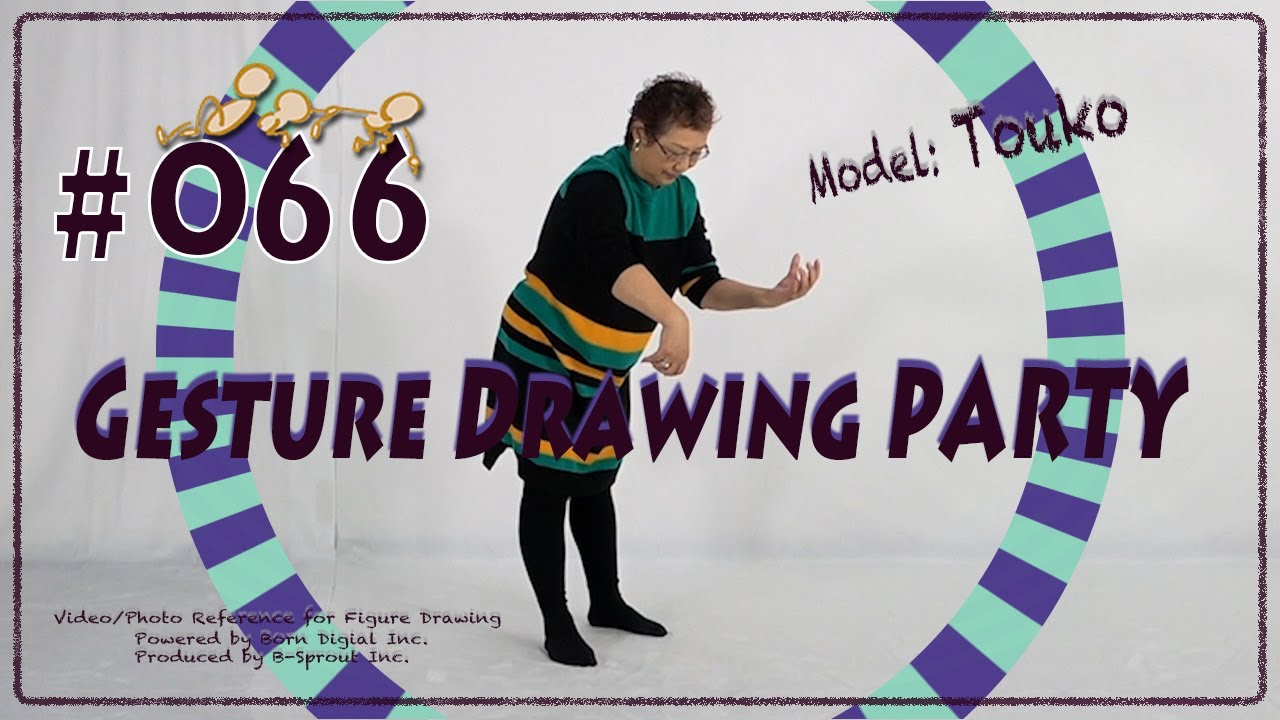 GESture DRAWing Party : #066 Touko/東子　－Video/Photo Reference for Figure Drawing－