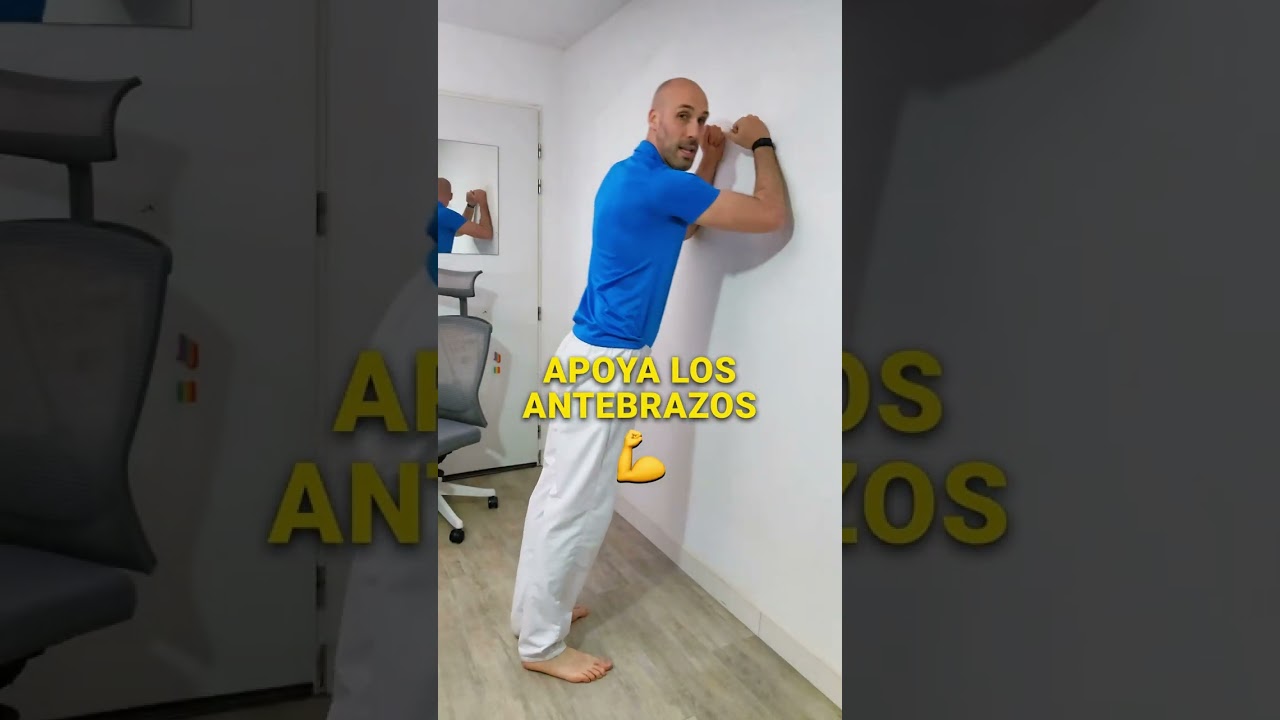 5 ejercicios FACILES para hernia discal sin tumbarte #fisioterapiatualcance