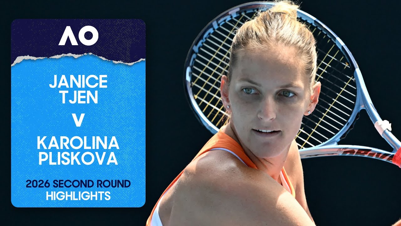 Janice Tjen v Karolina Pliskova Highlights | Australian Open 2026 Second Round