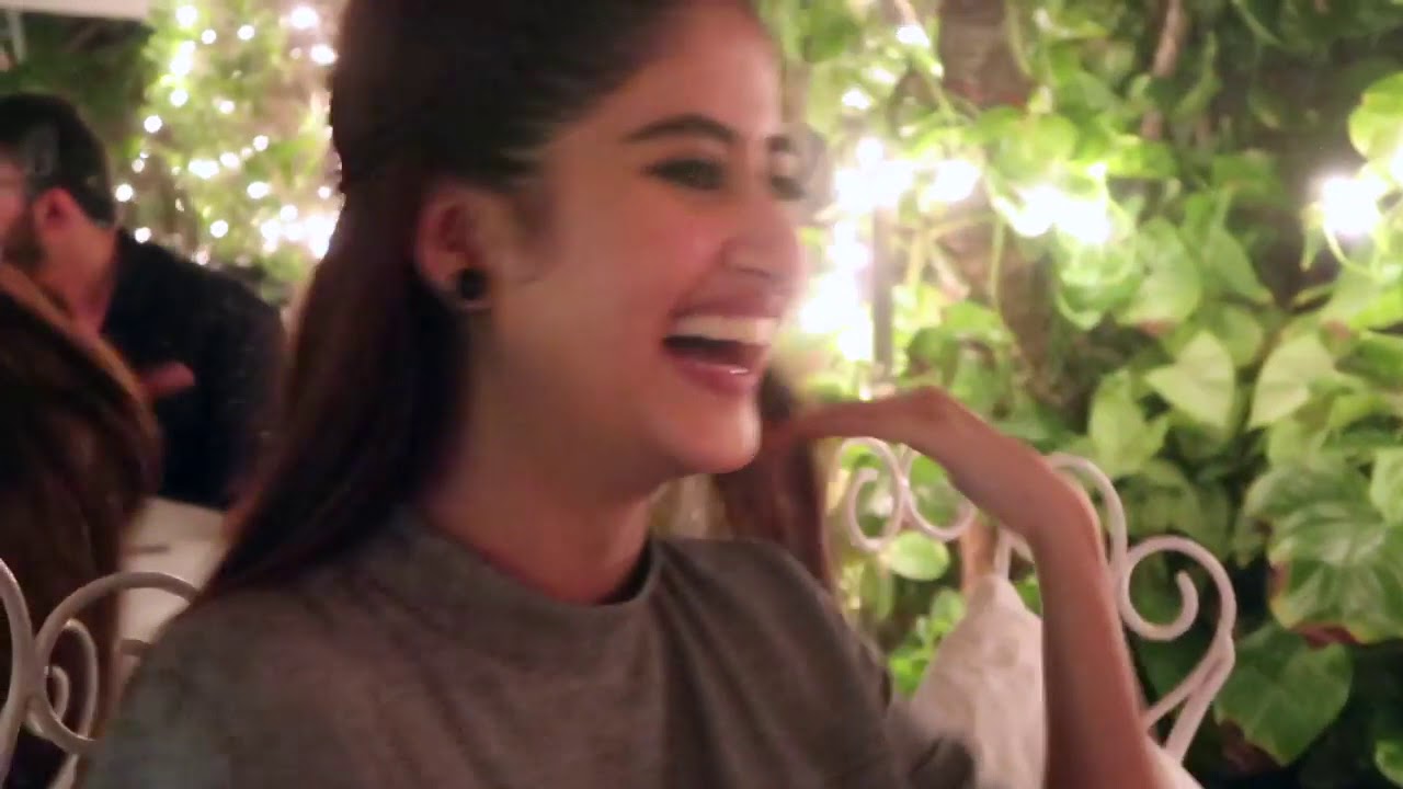 Sajal Ali Singing channa Mereya with Bilal Khan In Friends Get together