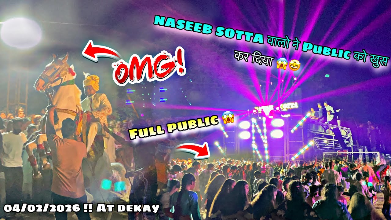 Naseeb sotta || वालो ने Public को खुश कर दिया 🤩😱 #naseebstarband #aadivasi 