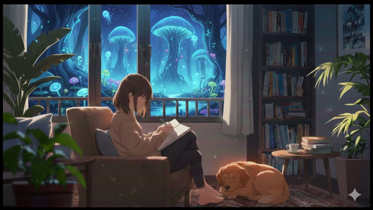 Chilling Girl – Rain Sounds and Lofi Chill (FULL VERSION)