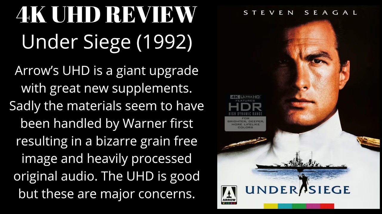Under Siege (1992) Arrow 4K UHD Review