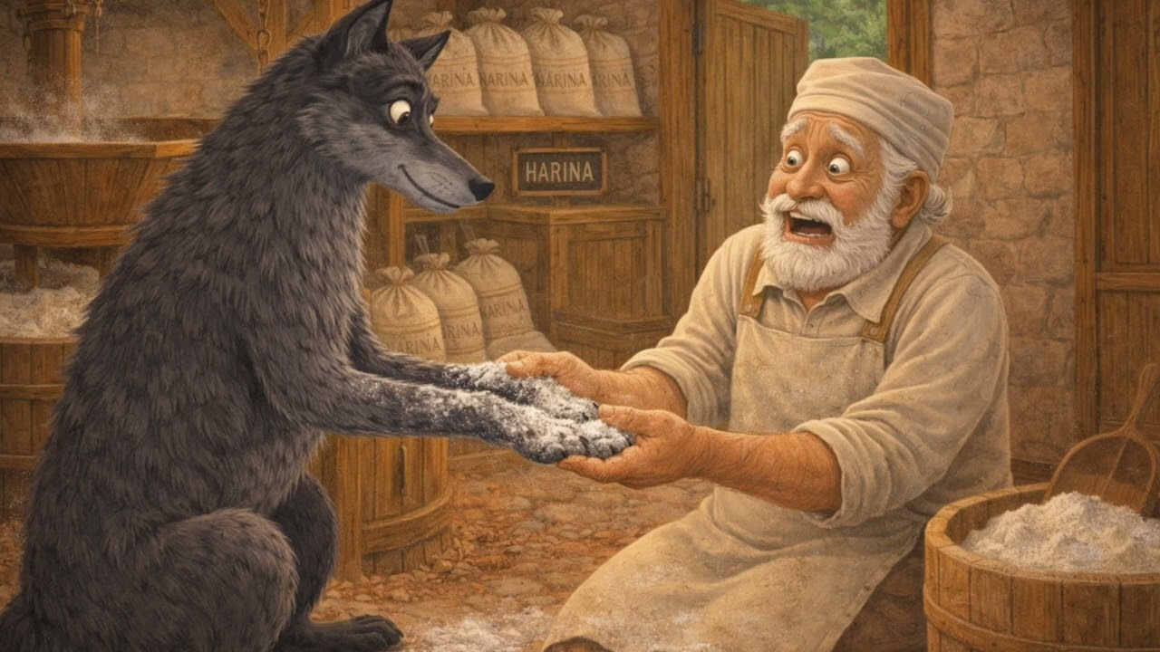 Cuento para niños - El lobo y los siete cabritillos