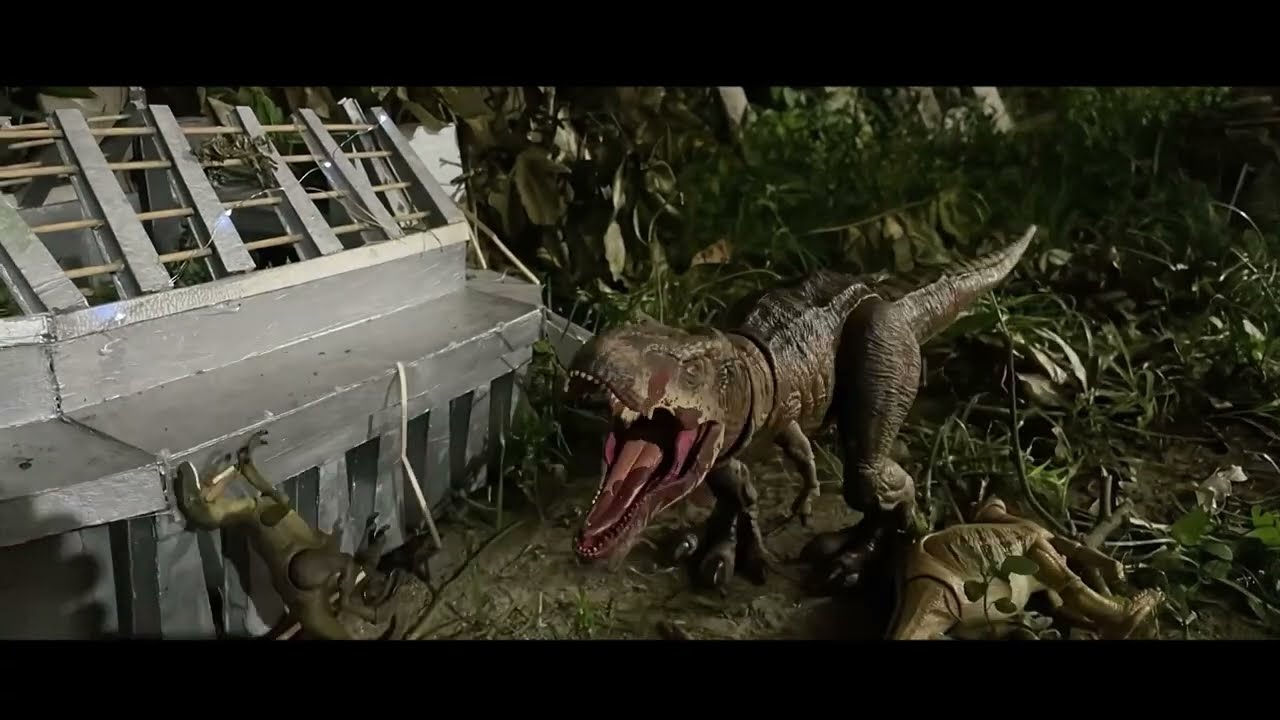 Jurassic Park: Dilophosaurus's Rampage - A Short StopMotion Film by Sebas (Mister Geekster)