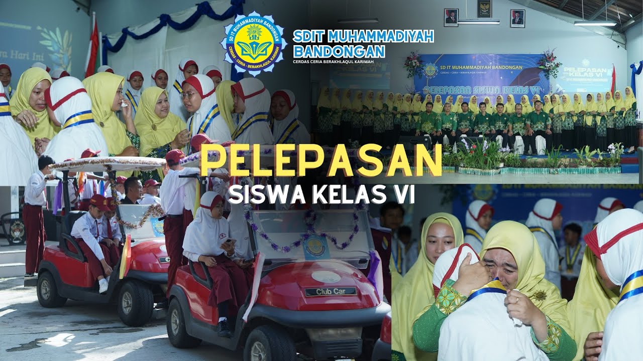 PELEPASAN SISWA KELAS VI SD IT MUHAMMADIYAH BANDONGAN TAHUN AJARAN 2024/2025