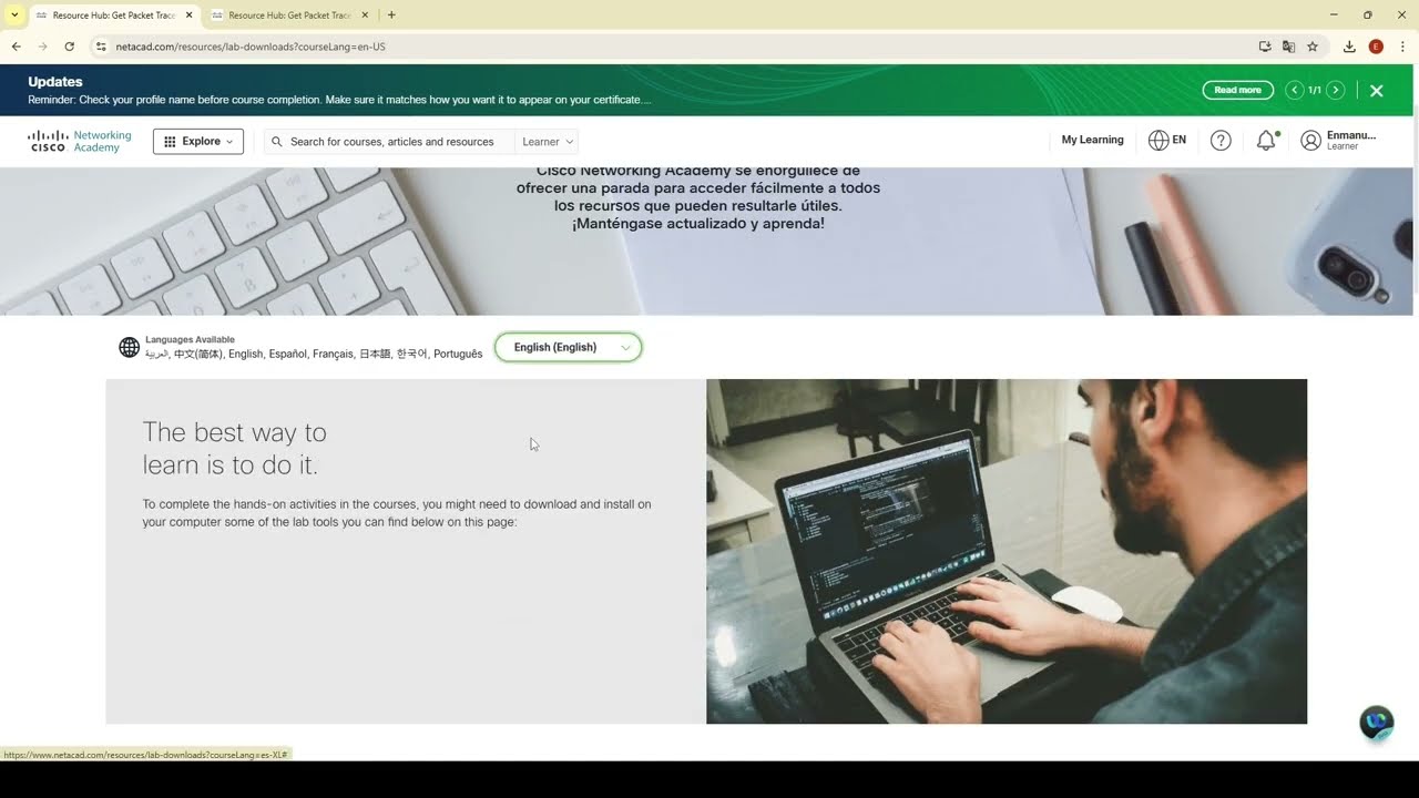 👉C&oacute;mo  descargar la nueva versi&oacute;n de Cisco Packet Tracer [2026]