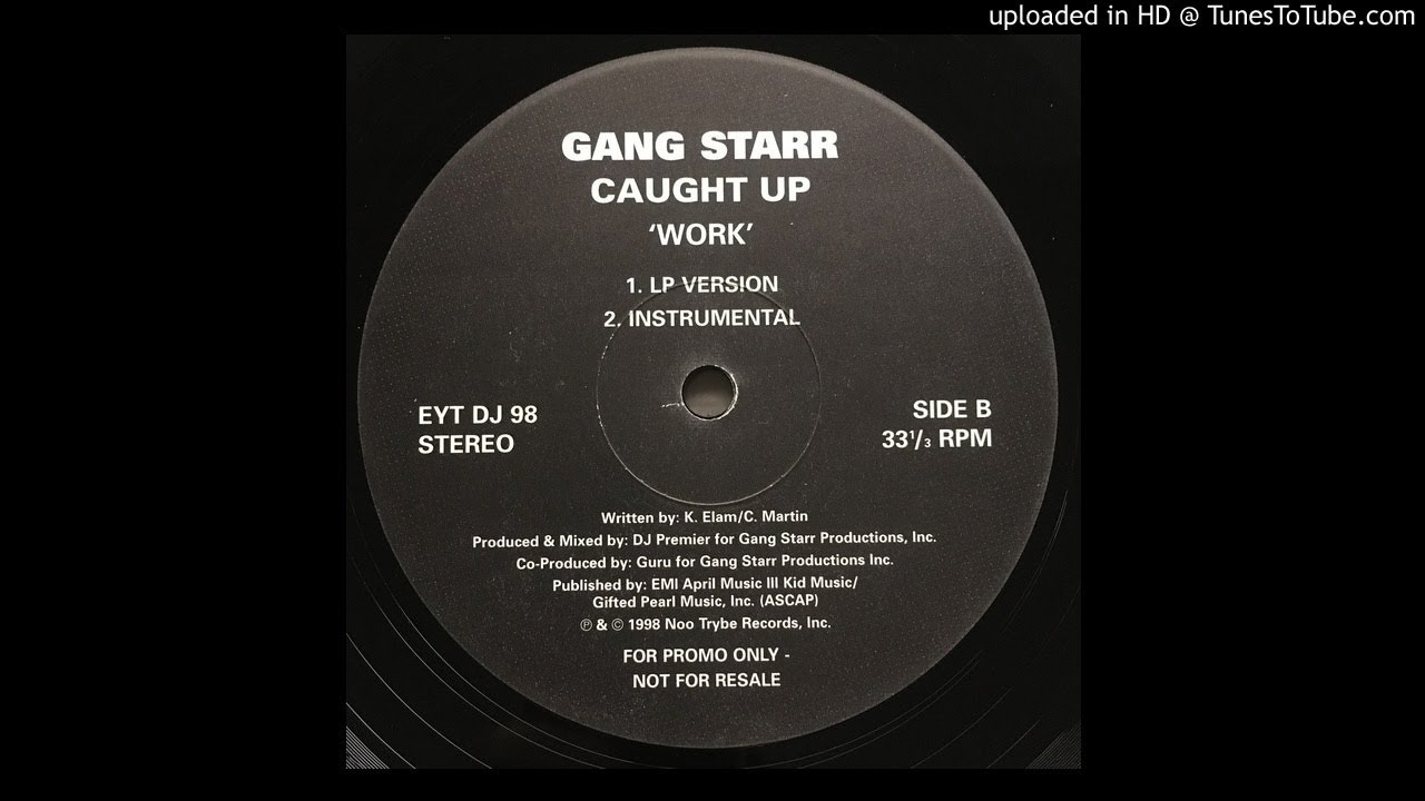 Gang Starr - Work (Instrumental)