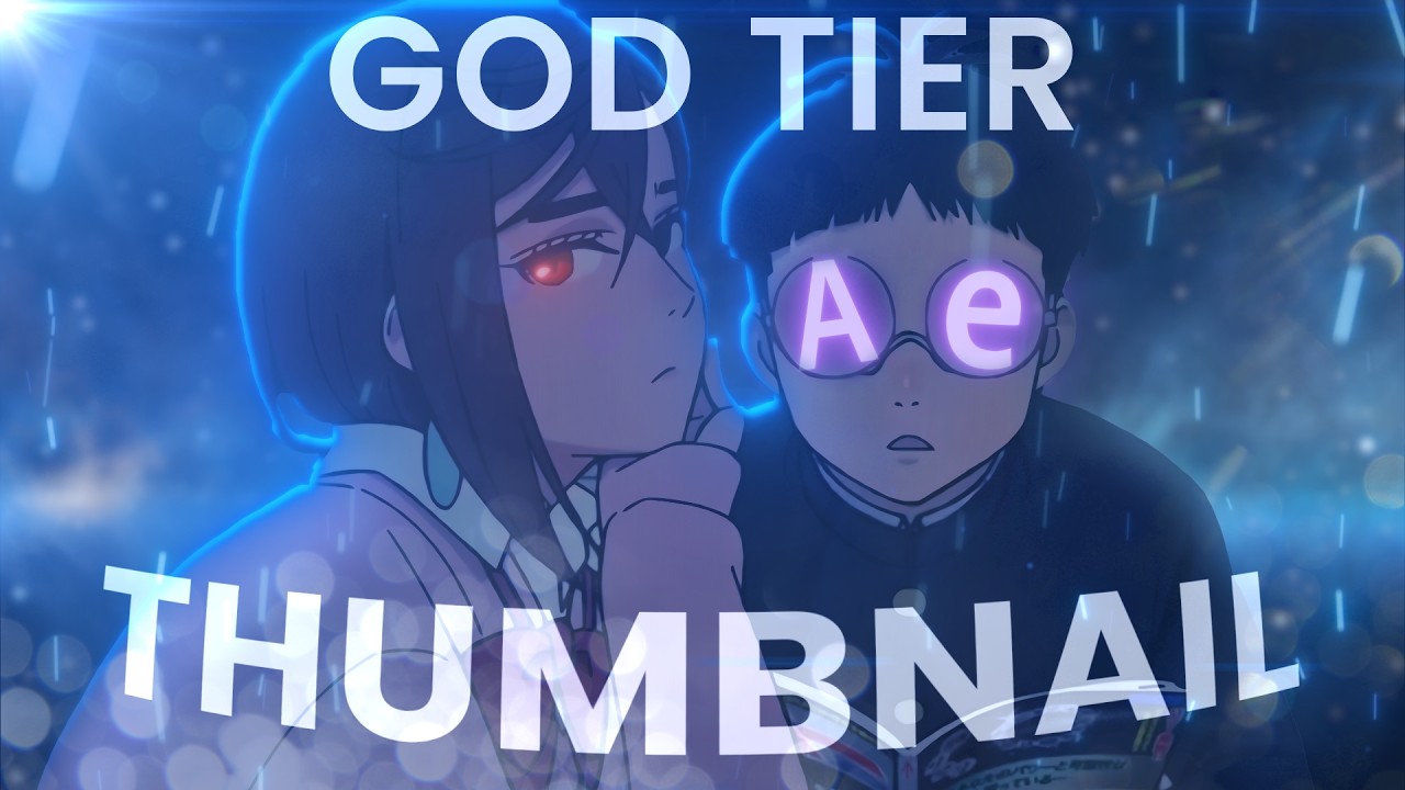 How I Make AMV Thumbnails in After Effects