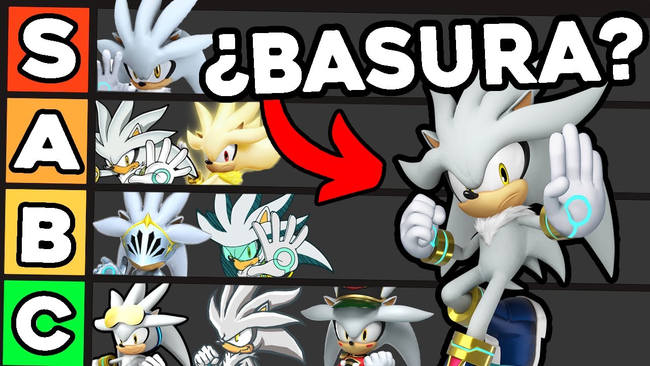 Clasifiqué TODAS las VERSIONES de Silver the Hedgehog