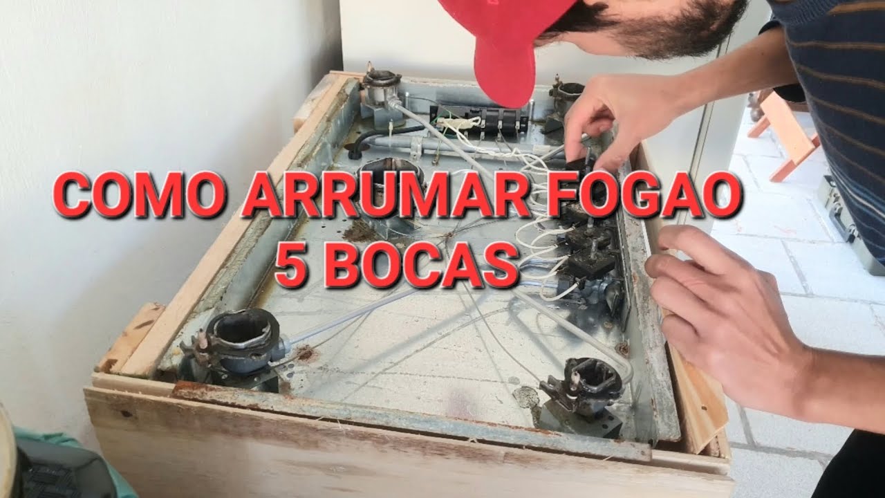 Como arrumar válvula fogão 5 bocas, marca fischer cooktop! 🔥