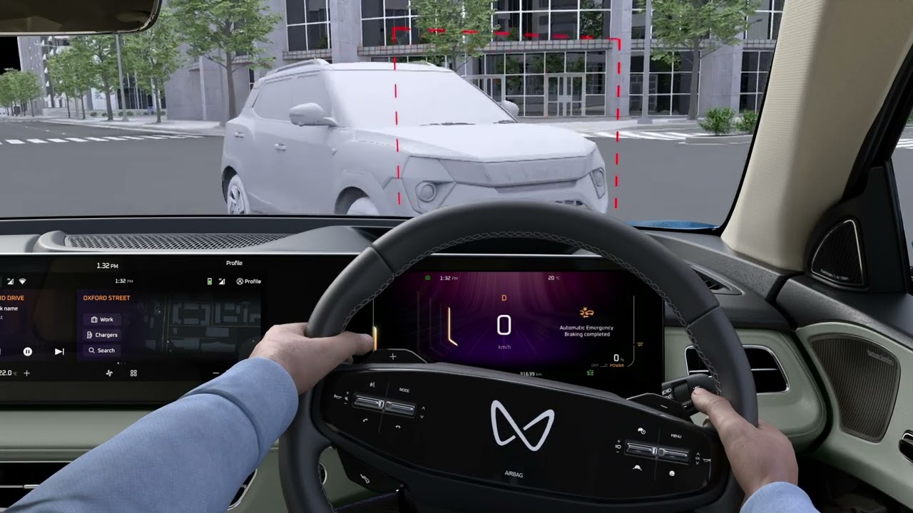 XEV 9S | ADAS | Collision Mitigation System Junction Turning