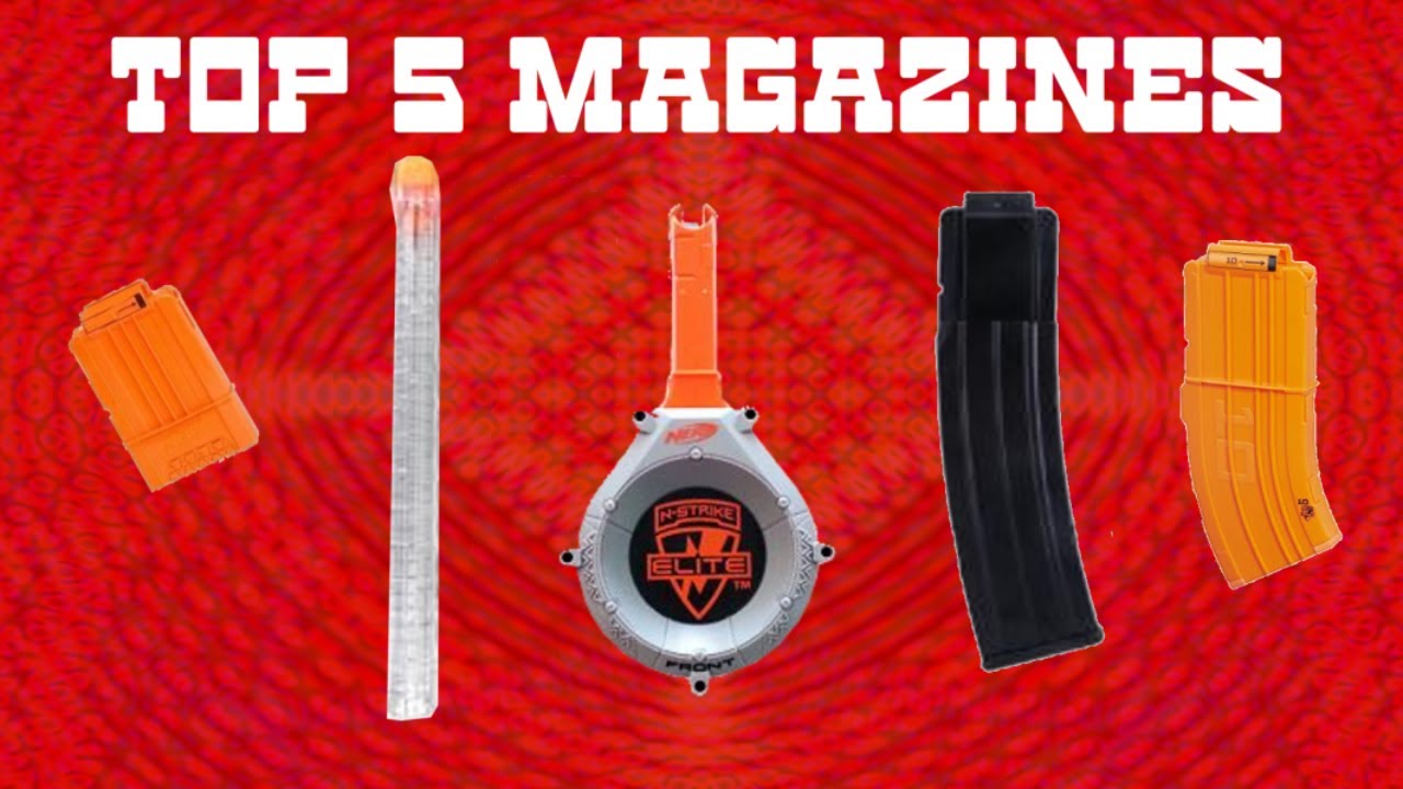 Топ-5: магазины/обоймы Nerf