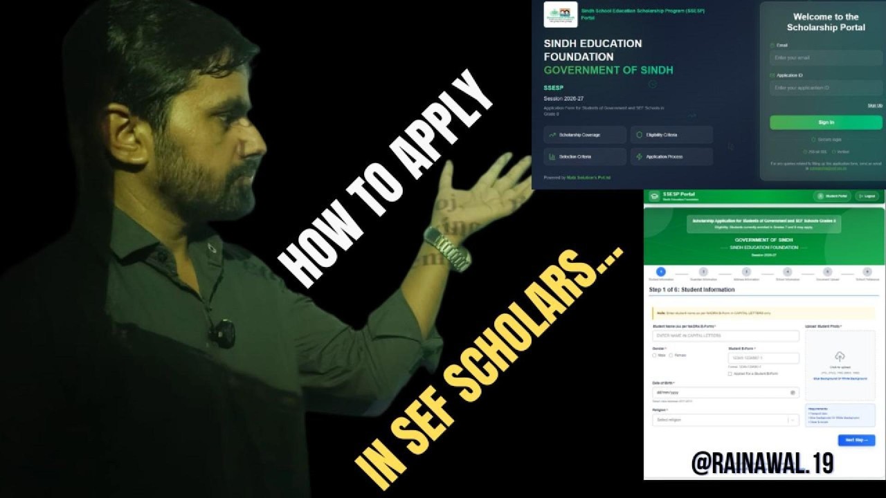 HOW TO APPLY IN SEF SCHOLARSHIP ONLINE STEP BY STEP