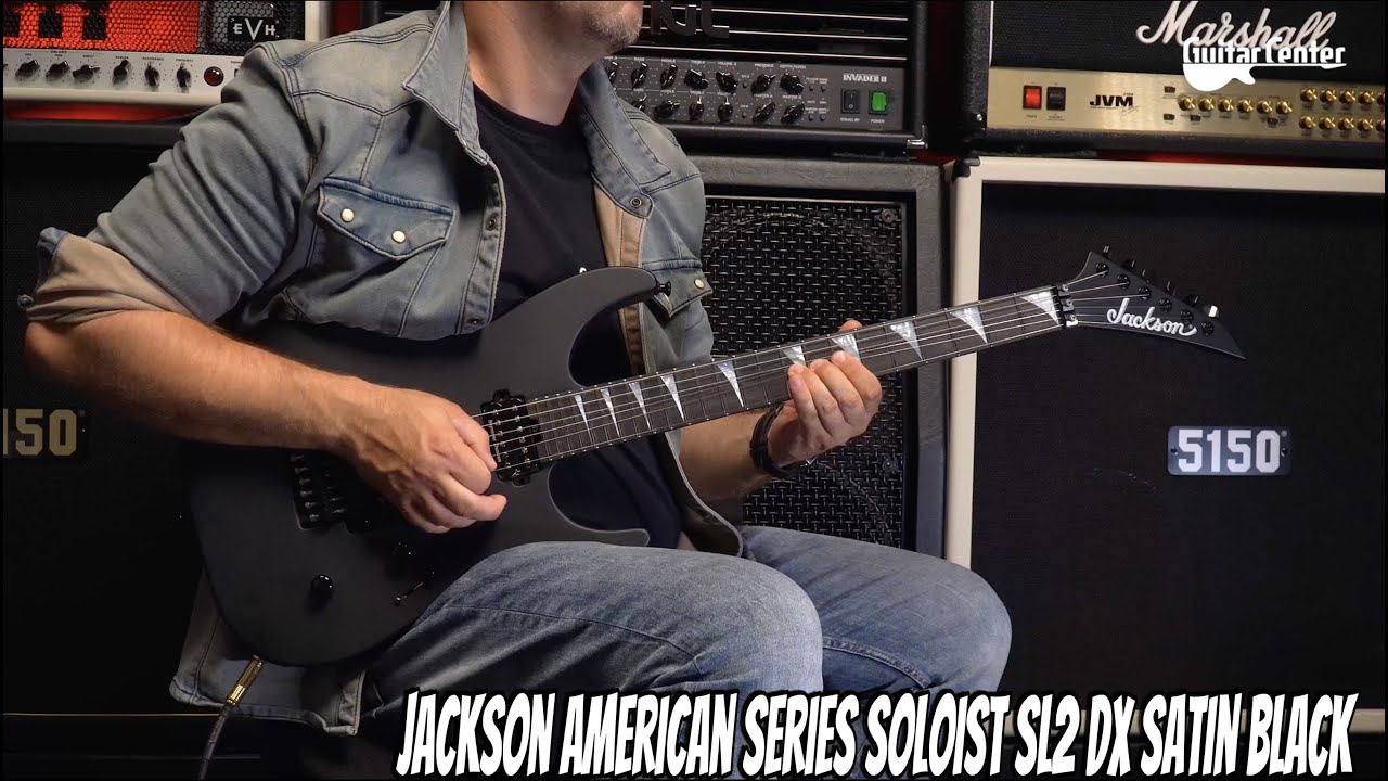 Jackson American Series Soloist SL2 DX Satin Black - Gitara nie tylko do metalu | TV Guitar Center