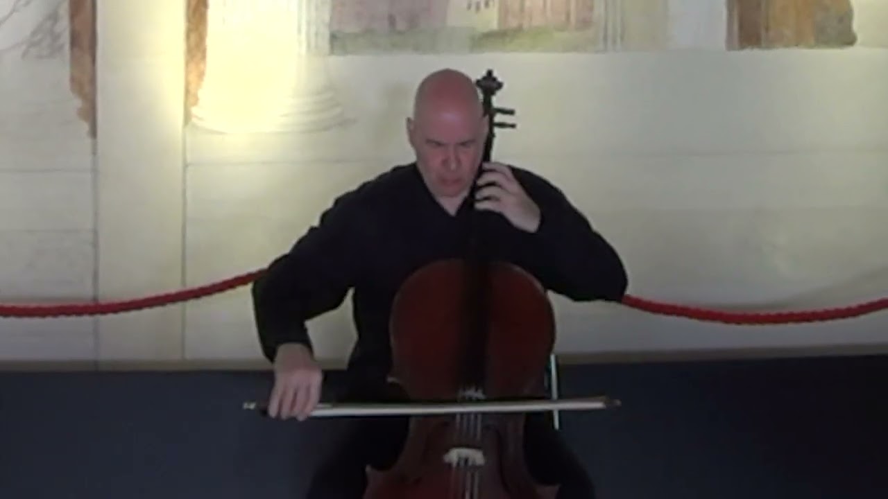 L. BONFA' SAMBA DE ORFEU (BLACK ORFEU) cello LUCA PACCAGNELLA BRAZIL SOUND ESTENSE MEDIEVAL CASTLE