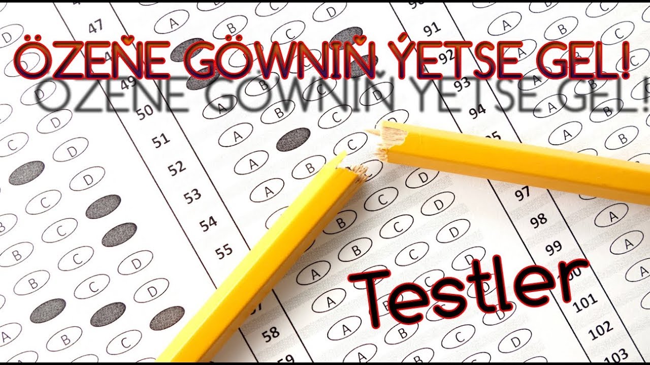 ÖZIŇI SYNAP GÖR , ZEHIN BASLESIGI | GYZYKLY TESTLER