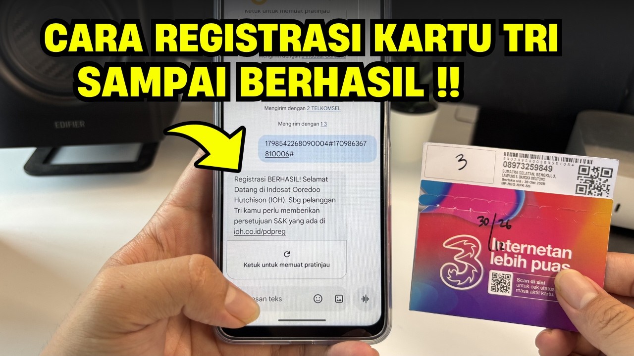 Cara Registrasi Kartu Tri Terbaru 2026 - Langsung Berhasil