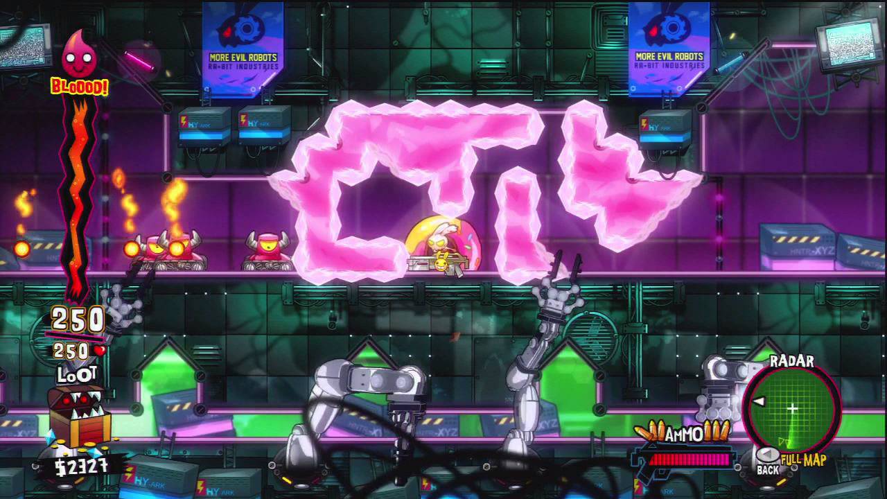 Hell Yeah! Wrath of the Dead Rabbit - First 30 Minutes Gameplay (Xbox 360 Live Arcade)