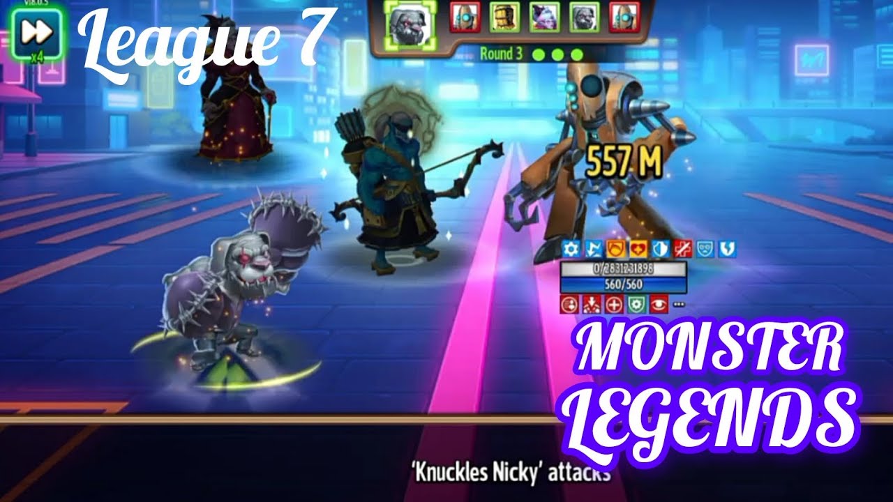 Bounty hunt league 7 fugitive defeated (Monster Legends)