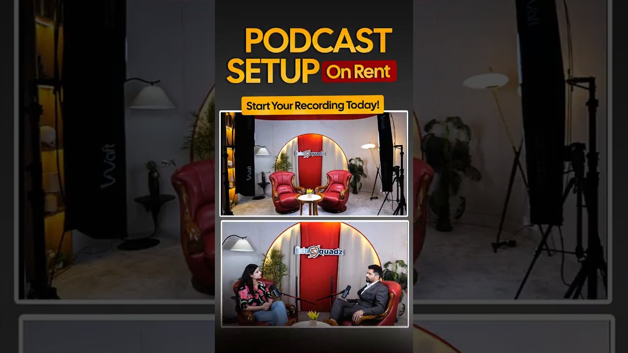 Podcast Setup on Rent in Indore | Affordable Rental Studio💸💰