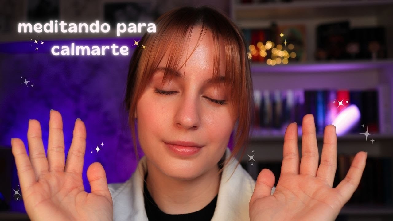 asmr 💗 Calmo tu Ansiedad con esta MEDITACIÓN GUIADA【susurros relajantes, música】🌿