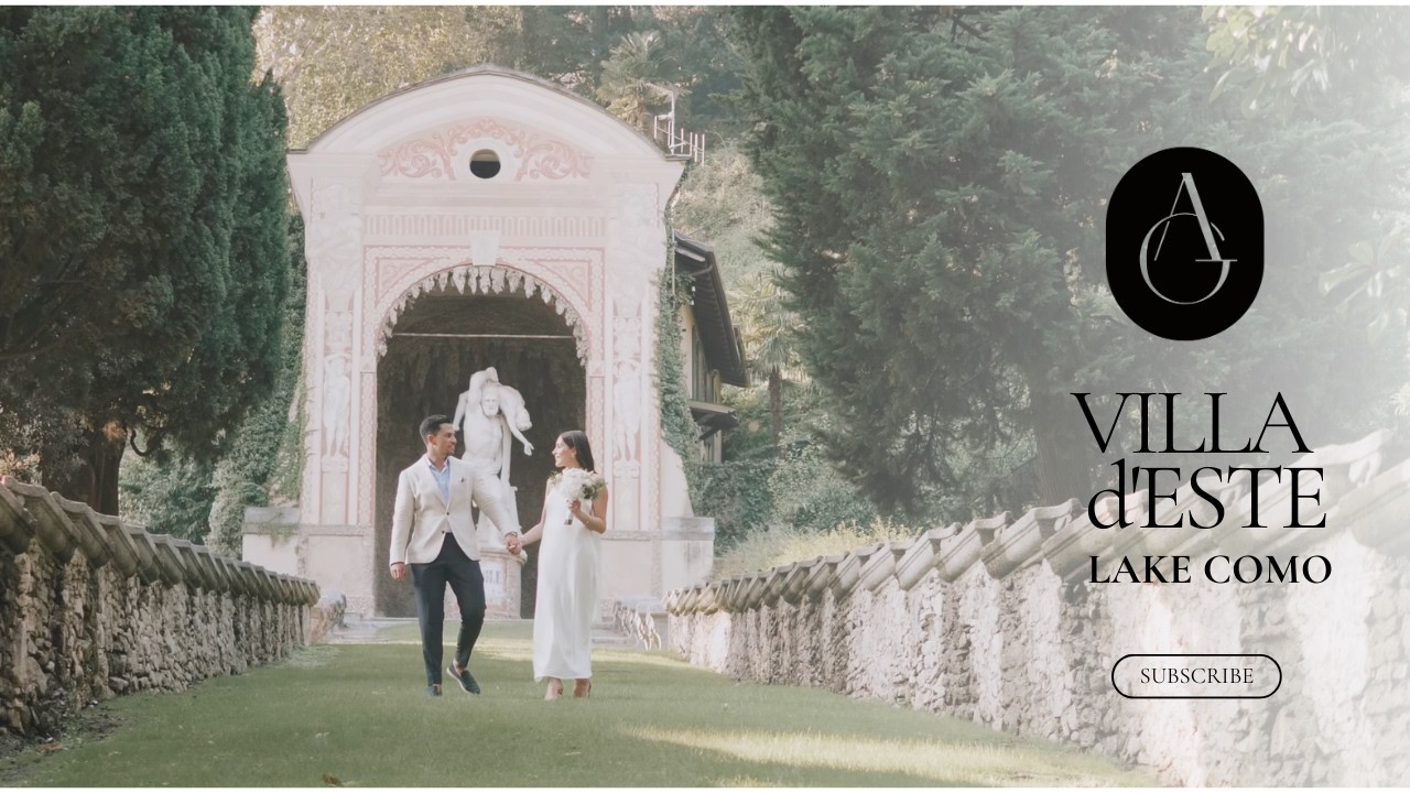 Wedding Proposal on Lake Como at enchanting Villa d'Este