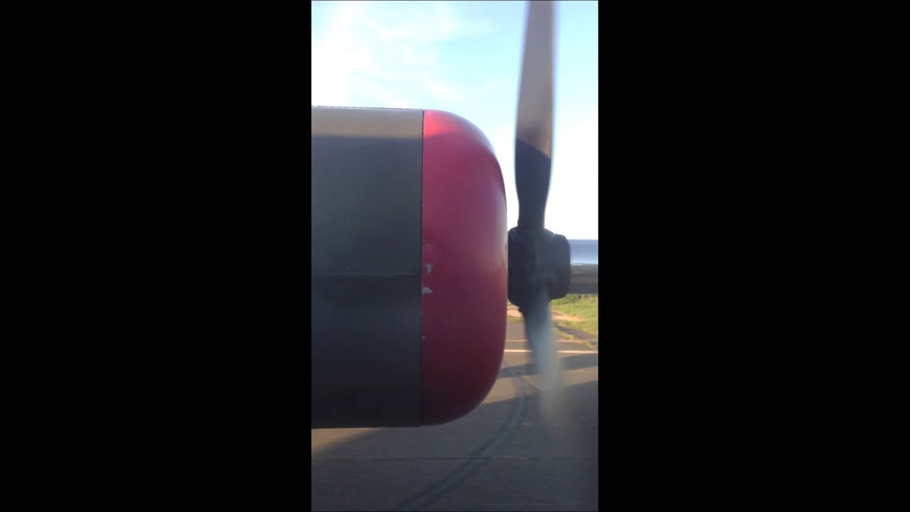 B-24 Pratt & Whitney R1830 landing.