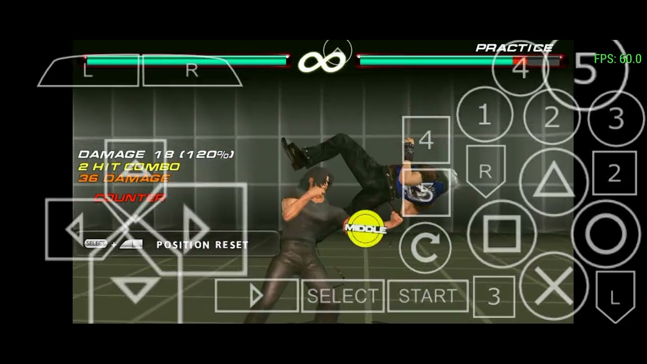 Steve Fox New Combo Tekken 6 PPSSPP