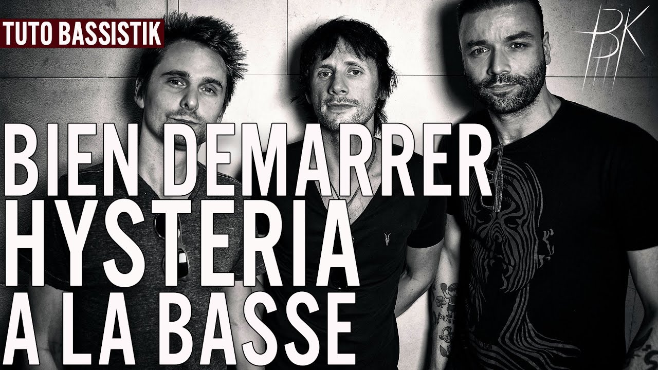 Démystifier HYSTERIA de MUSE à la basse, débutants inclus!