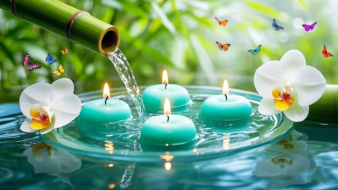 Sleep Music for Deep Sleep🌿Stress Relief, Relieves Anxiety, Depression,Relaxing Piano & Water Sounds