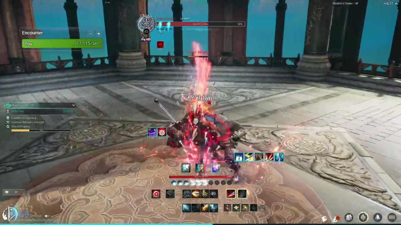 [BnS NEO] Lightning Blade Master Mushin Speedrun with DPS Meter