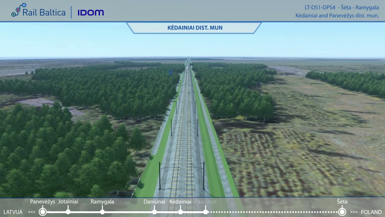 Design proposals for section Šėta to Ramygala (Lithuania)