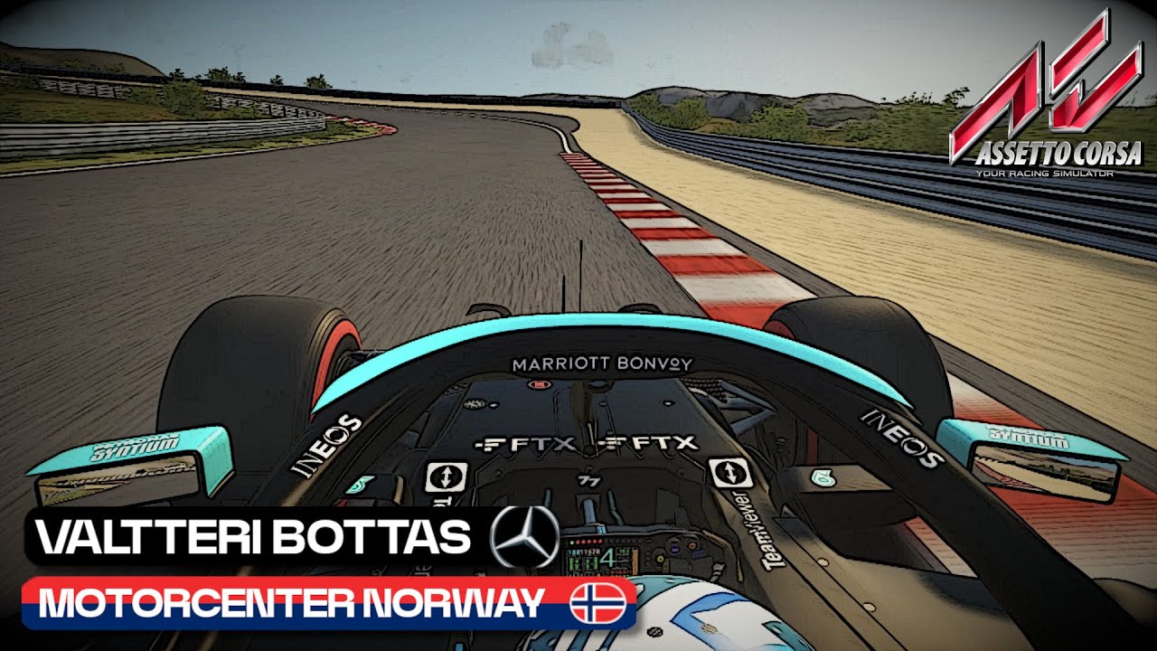Assetto Corsa | Valtteri Bottas | Mercedes 2021 | Motorcenter Norway (KNA Raceway)