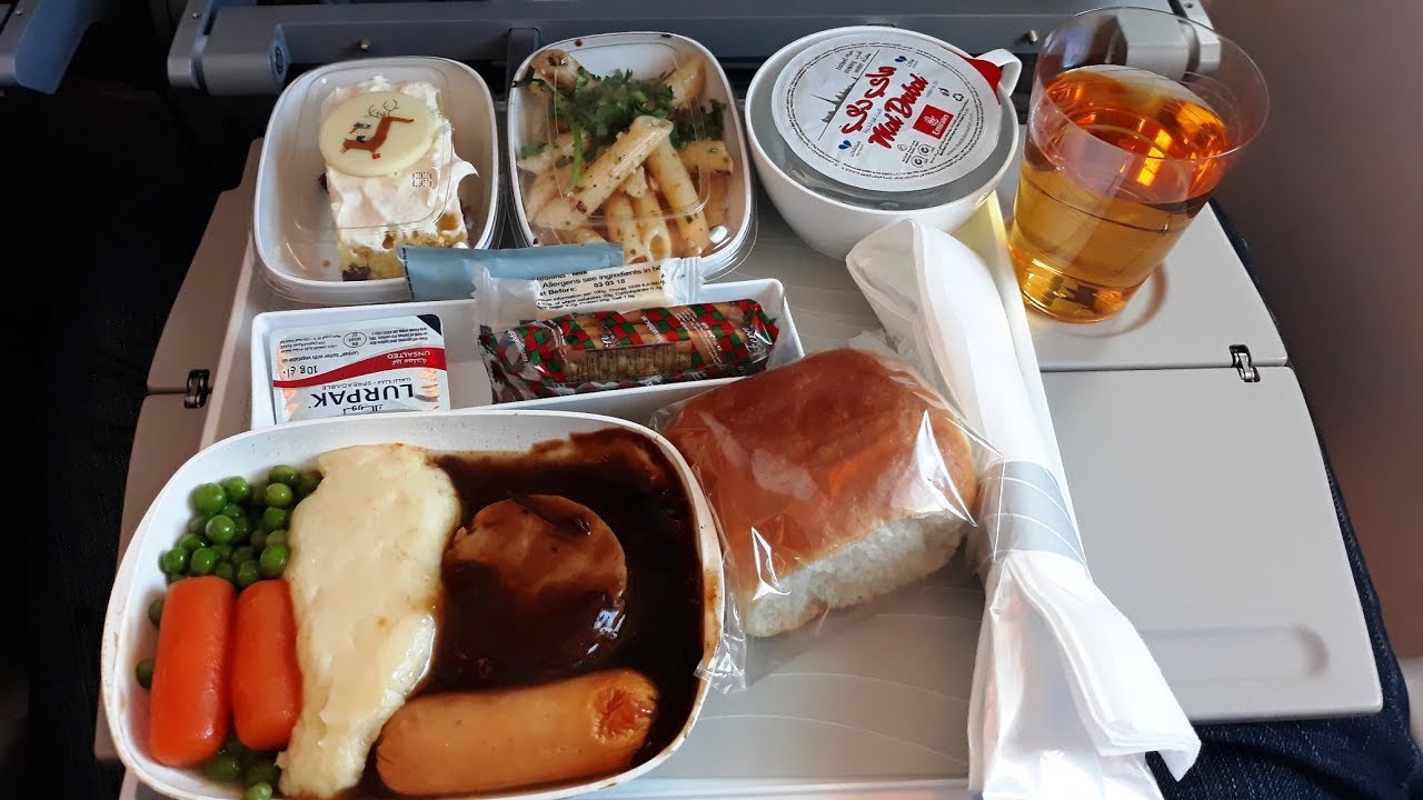 Lunch and Dinner on Emirates A380  | Food options on Emirates A380 Economy Class