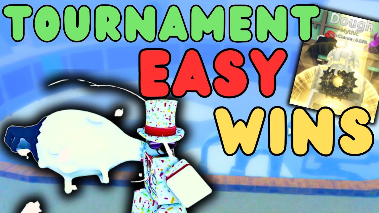 Easy Wins in Tournament (Tourney) Mode With DOUGH [Fruit Battlegrounds PVP]