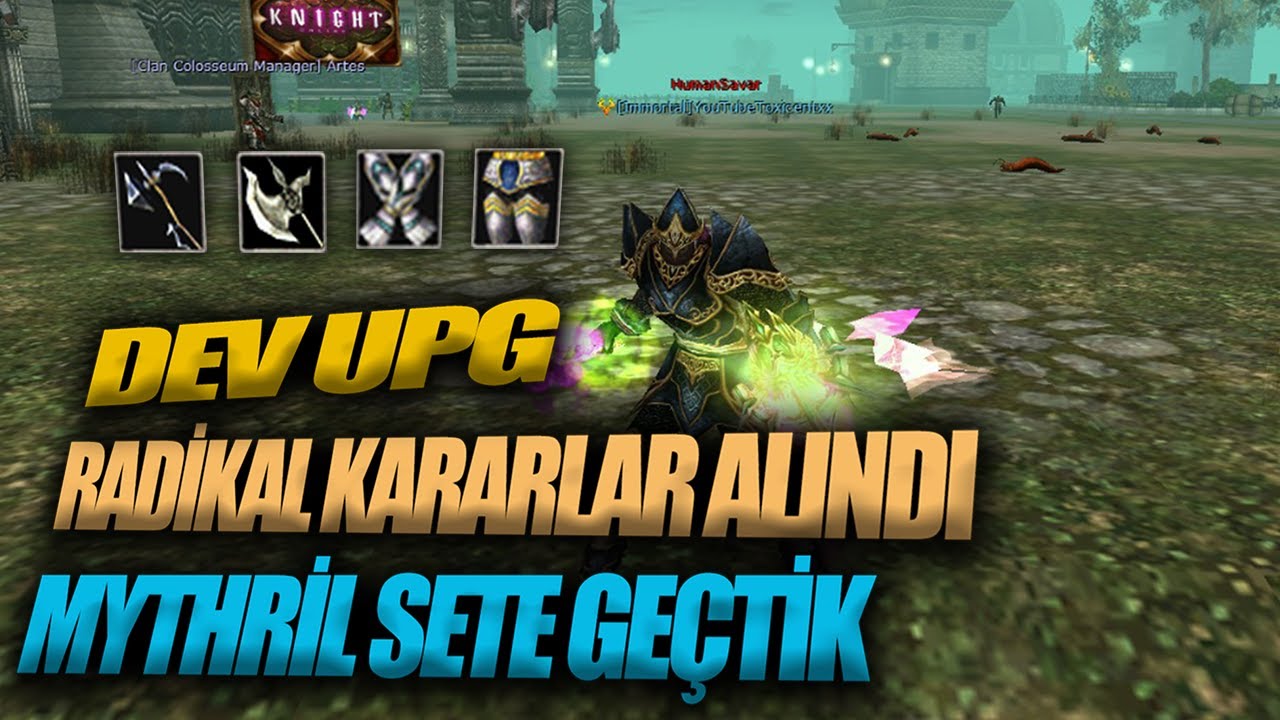 BÜYÜK UPG I ÇOK RADİKAL KARARLAR ALINDI I BİR SONRAKİ BÖLÜM SÜRPRİZ ? MYTHRİL SETE ÇOK AZ KALDI I