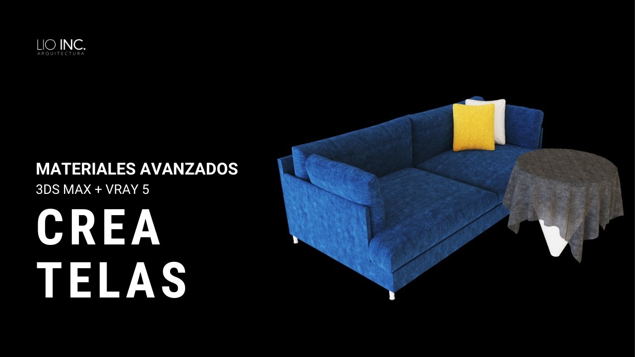MATERIALES AVANZADOS - TELAS - 3DSMAX + VRAY 5