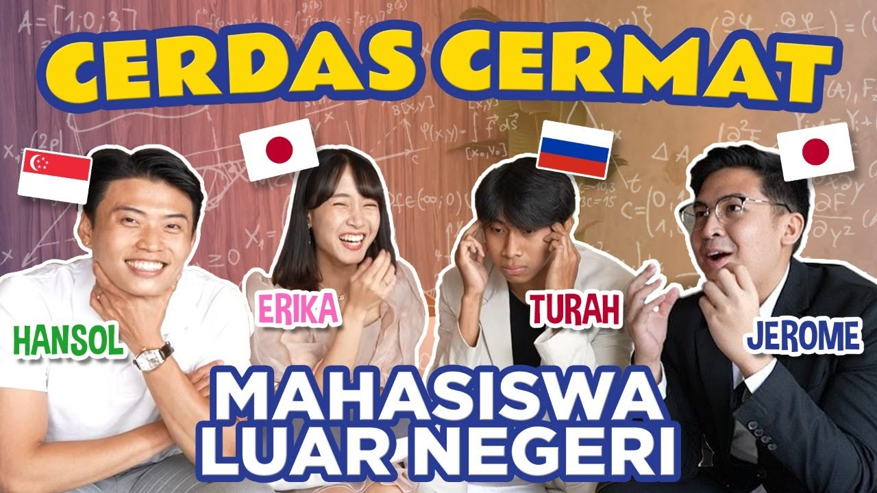 CERDAS CERMAT MAHASISWA LUAR NEGERI FT. JANG HANSOL, ERIKA, TURAH! NGAKAK😂
