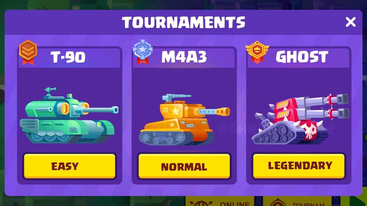 Tank Stars Legendary Tournament Gameplay All Wins