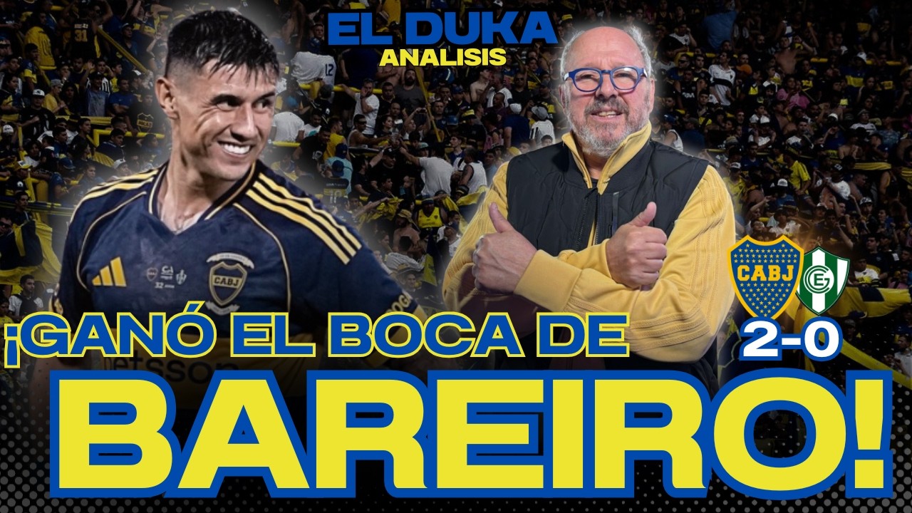 ¡GANÓ EL BOCA DE BAREIRO! - Boca vs Gimnasia de Chivilcoy (2-0) - ELDUKA