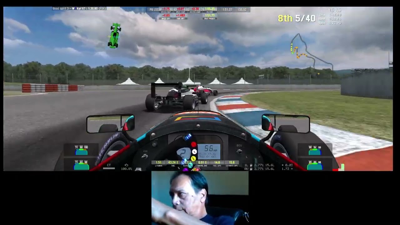 Fragmaster's Fox Fridays #764 - Full Race 40 Laps at Aston North Reversed