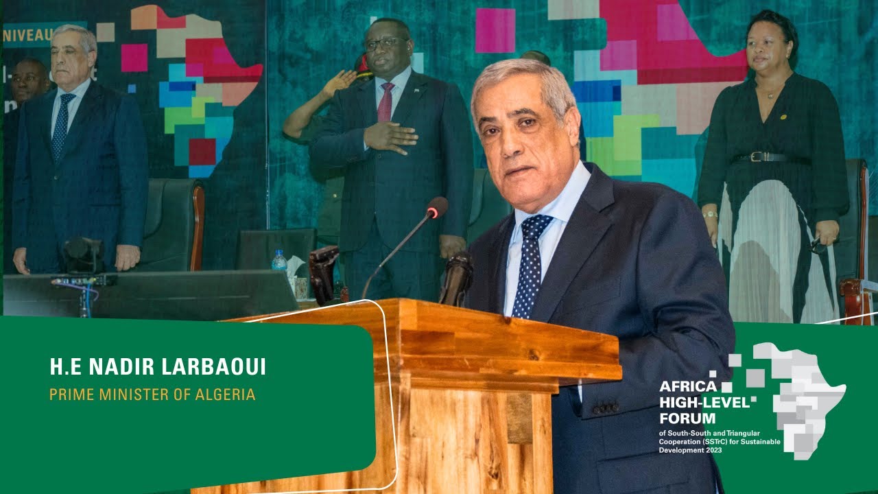 H.E Nadir Larbaoui - Prime Minister of Algeria - Opening Remarks - 3rd SSTrC Freetown Sierra Leone