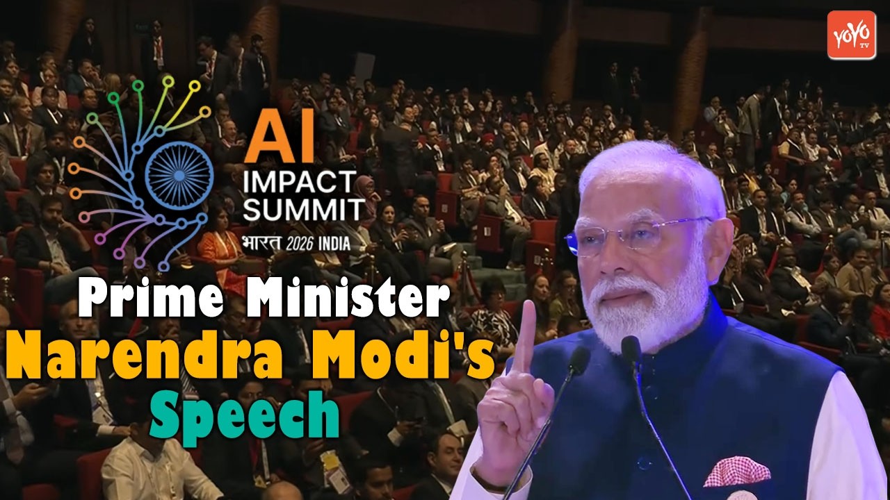 Prime Minister Narendra Modi's Speech at India AI Impact Summit 2026 in Delhi | YOYO TV Kannada