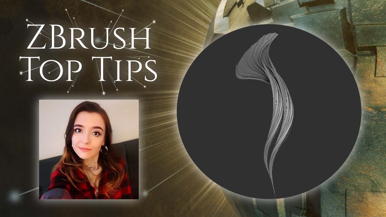 ZBrush Summit Top Tips & Tricks - Hair Sculpting with Curve Alpha - Ashley A. Adams