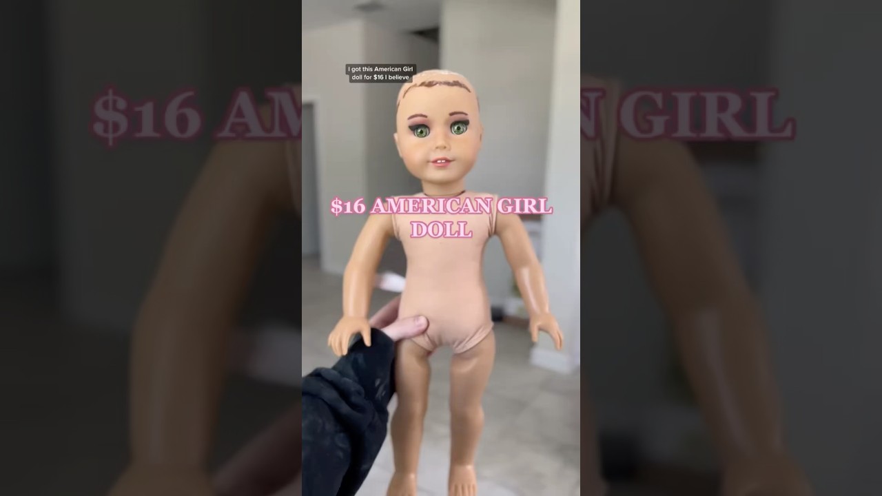 Restoring a $16 American Girl Doll 🎀✨💗 | Part 1 #americangirldoll #dolls #restoration #shorts
