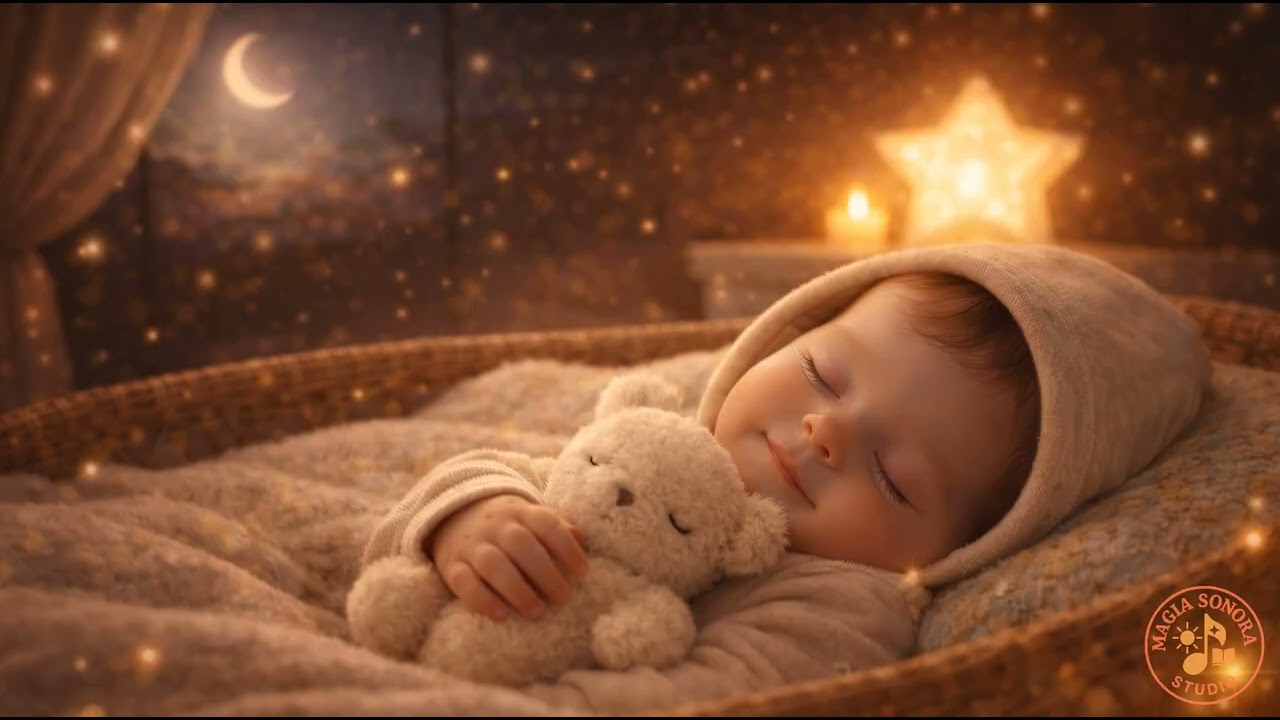 🌙 Golden Night Lullaby (Deep Sleep for Babies)