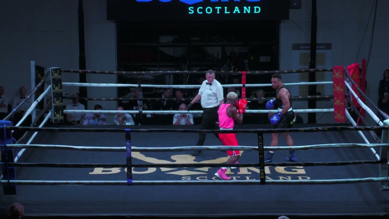 Elite Golden Gloves 70kg Final - Hercules Kamdem, Glasgow City vs Devon Hendry, Lochend